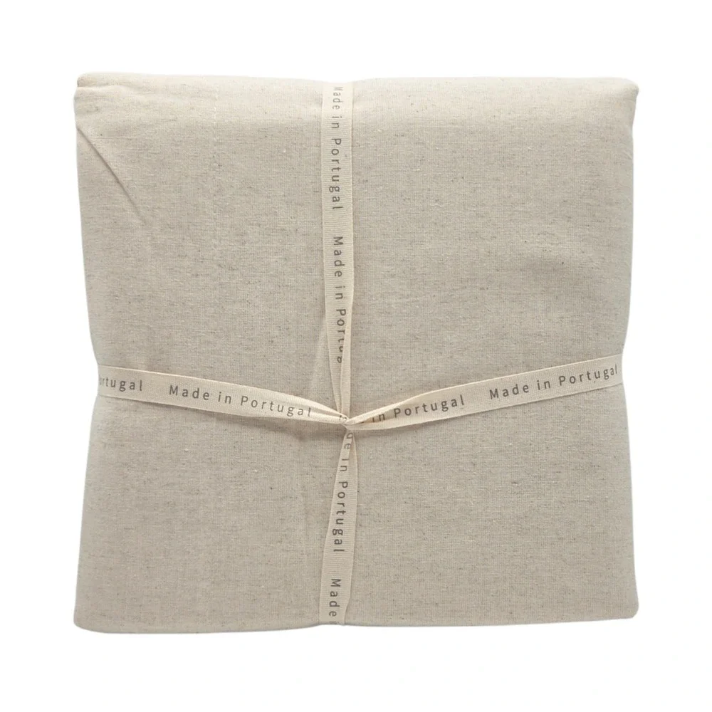 Docofil Linen And Cotton Blend King Sheet Set 4pc Natural Color Made In Portugal